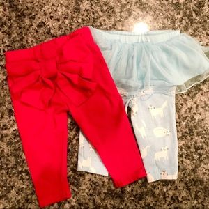 2 Pack Leggings | 0-3 Months